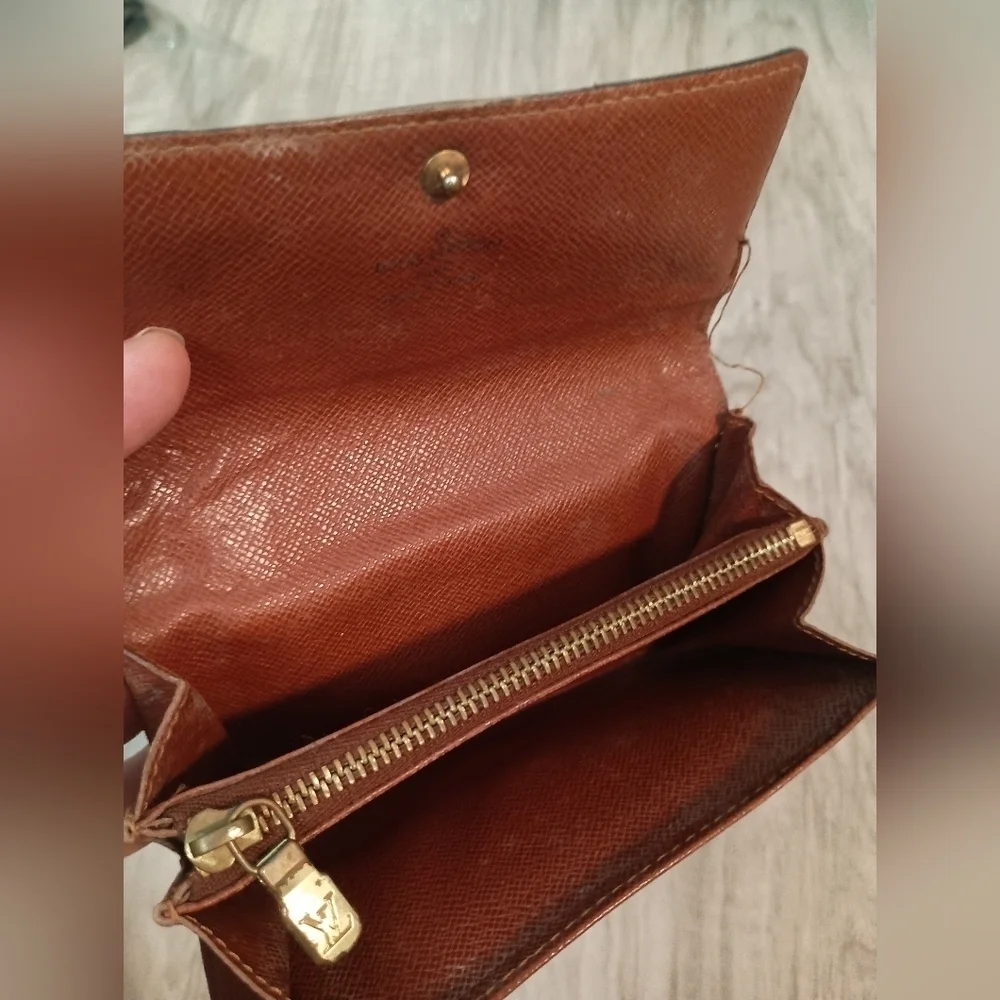 Authentic Louis Vuitton Monogram Canvas Wallet - Brown